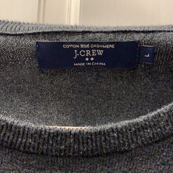 Jcrew sweater, SZ L, cotton w cashmere - Picture 2 of 5